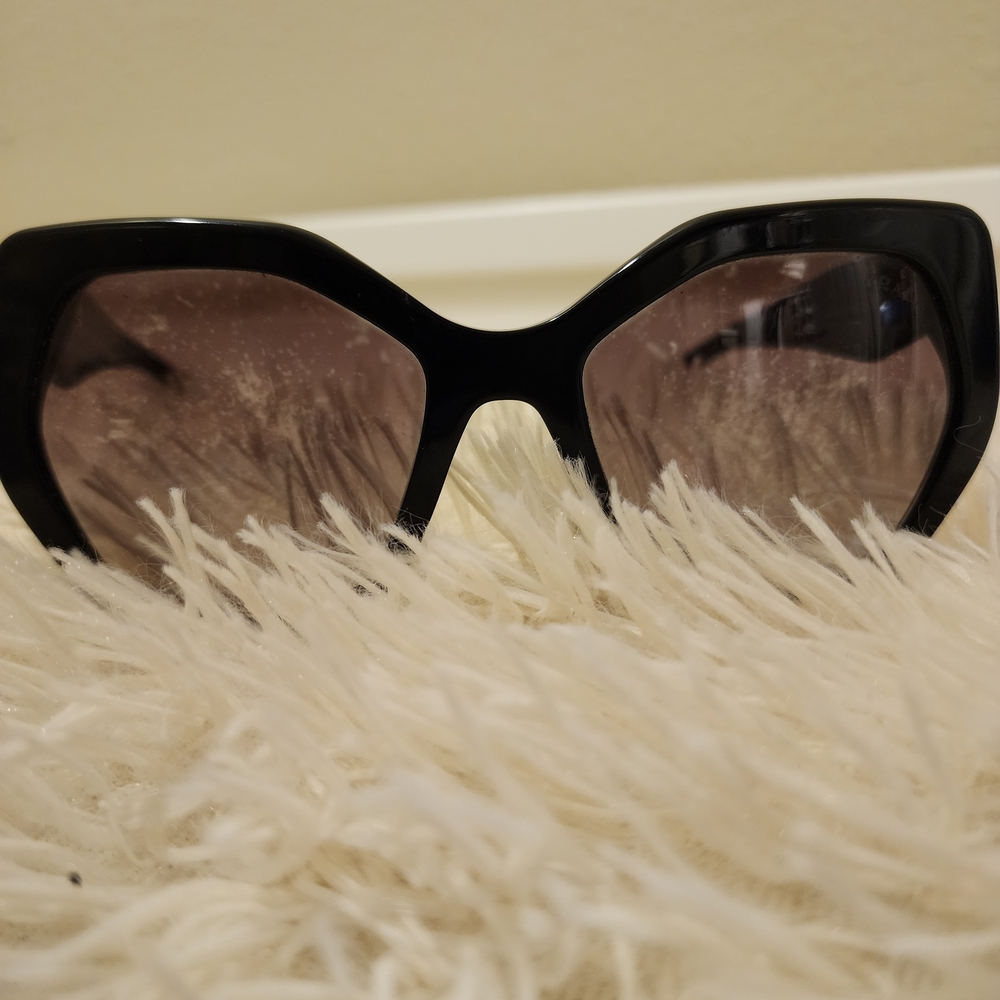 Prada Black Cat-Eye Sunglasses